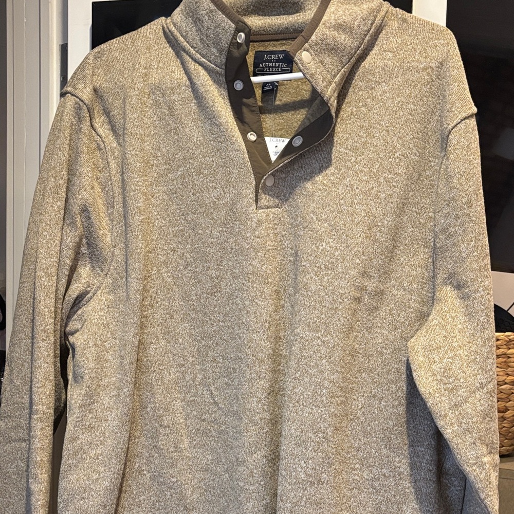 J.Crew Mens Beige Pullover Sweater